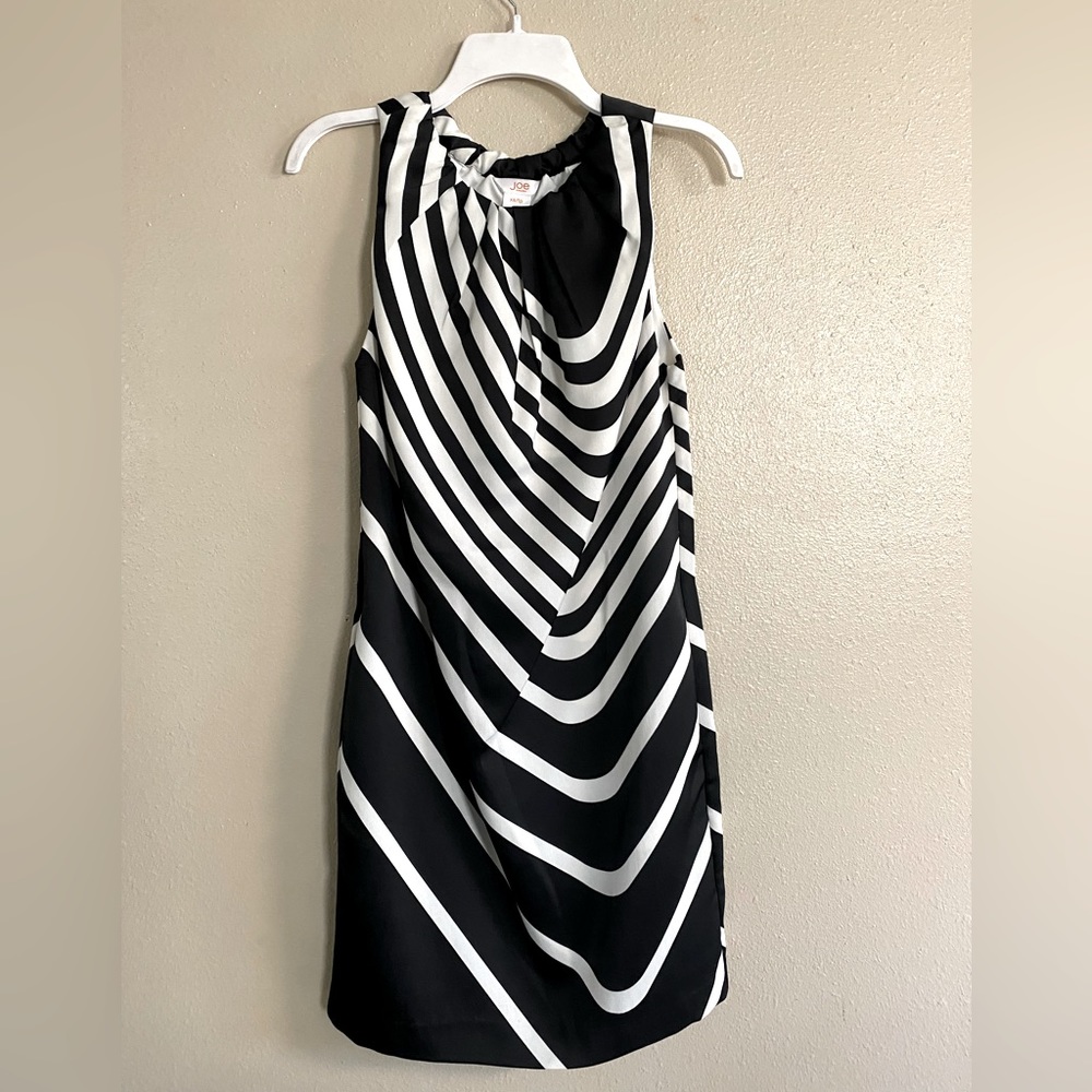 New XS Joe Fresh Sleeveless Dress Black/White Dress
